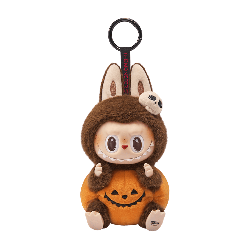 Pop Mart Plushie Labubu THE MONSTERS Sitting Pumpkin - Vinyl Plush Pendant