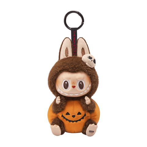 Pop Mart Plushie Labubu THE MONSTERS Sitting Pumpkin - Vinyl Plush Pendant