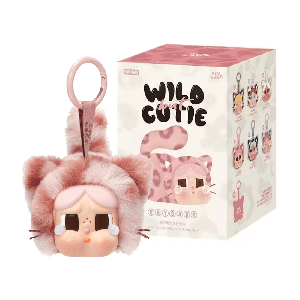Pop Mart Plushie Pop Mart Crybaby Wild but Cutie Series - Vinyl Plush Pendant Blind Box