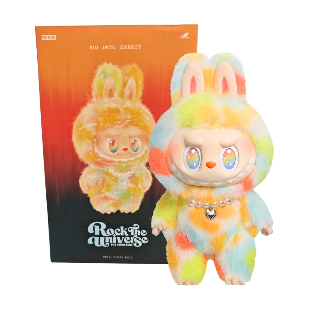 Pop Mart Plushie THE MONSTERS Big into Energy Series - ROCK THE UNIVERSE Vinyl Plush Large Doll