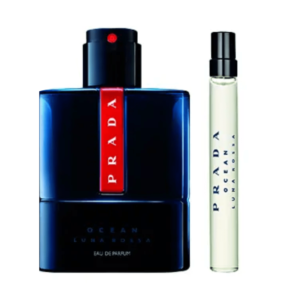 Prada Men's Aftershave Prada Luna Rossa Ocean Men's Aftershave Gift Set (100ml EDP + 10ml EDP)