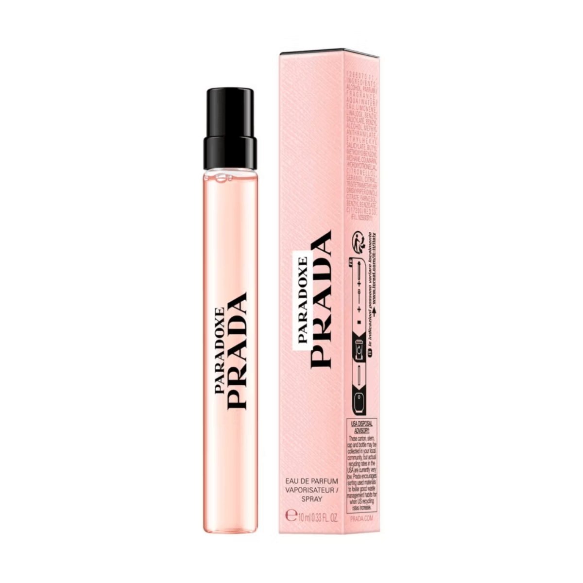 Prada Women's Perfume 10ml Prada Paradoxe Eau de Parfum Refillable Women's Perfume Spray (10ml, 30ml, 50ml, 90ml)