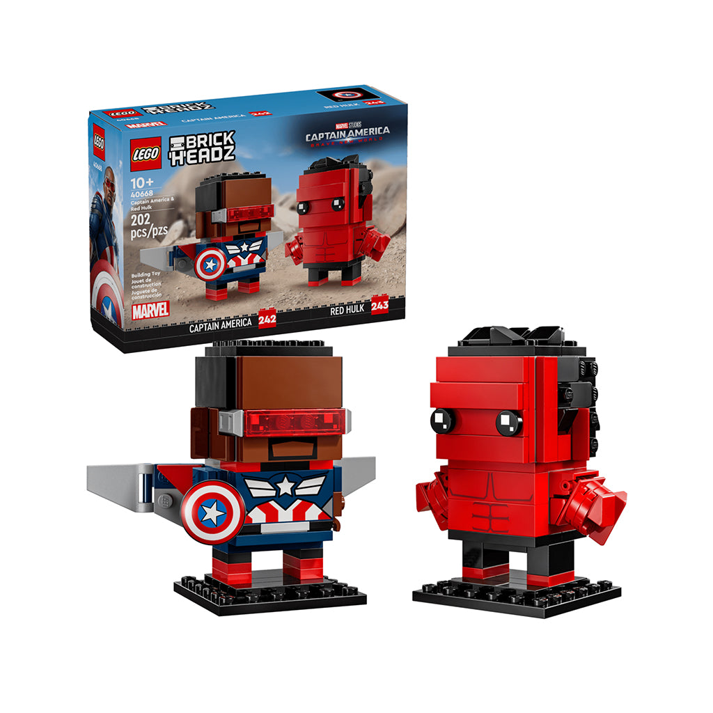 Lego Captain America & Red Hulk (40668)
