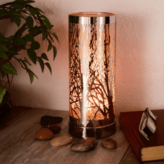 Sense Aroma Diffuser Sense Aroma Colour Changing Tree Wax Burner with Gold Trim