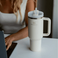 Stanley Travel Mug Stanley Quencher H2.0 Flowstate Tumbler Cream (1.2L)