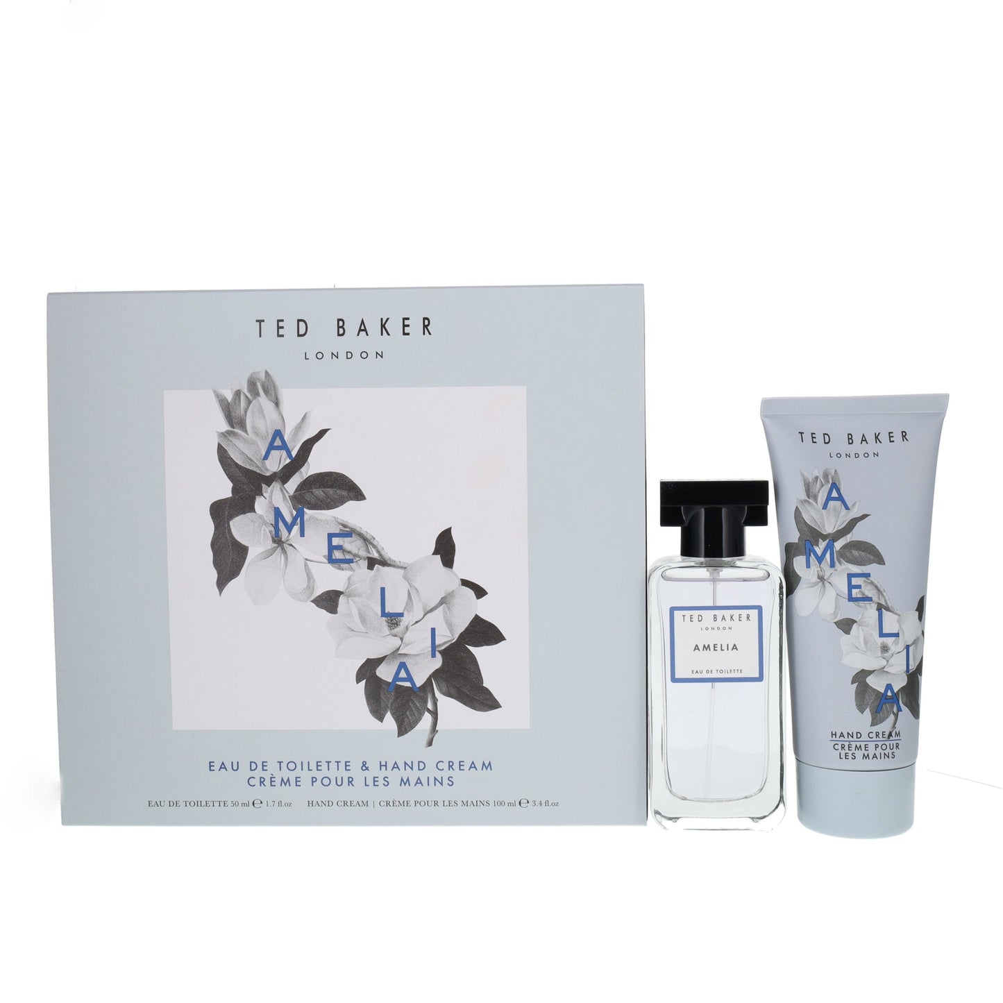 Ted Baker Women's Perfume Ted Baker Amelia Eau de Toilette Women's Perfume Spray Gift Set (50ml) with Hand Cream