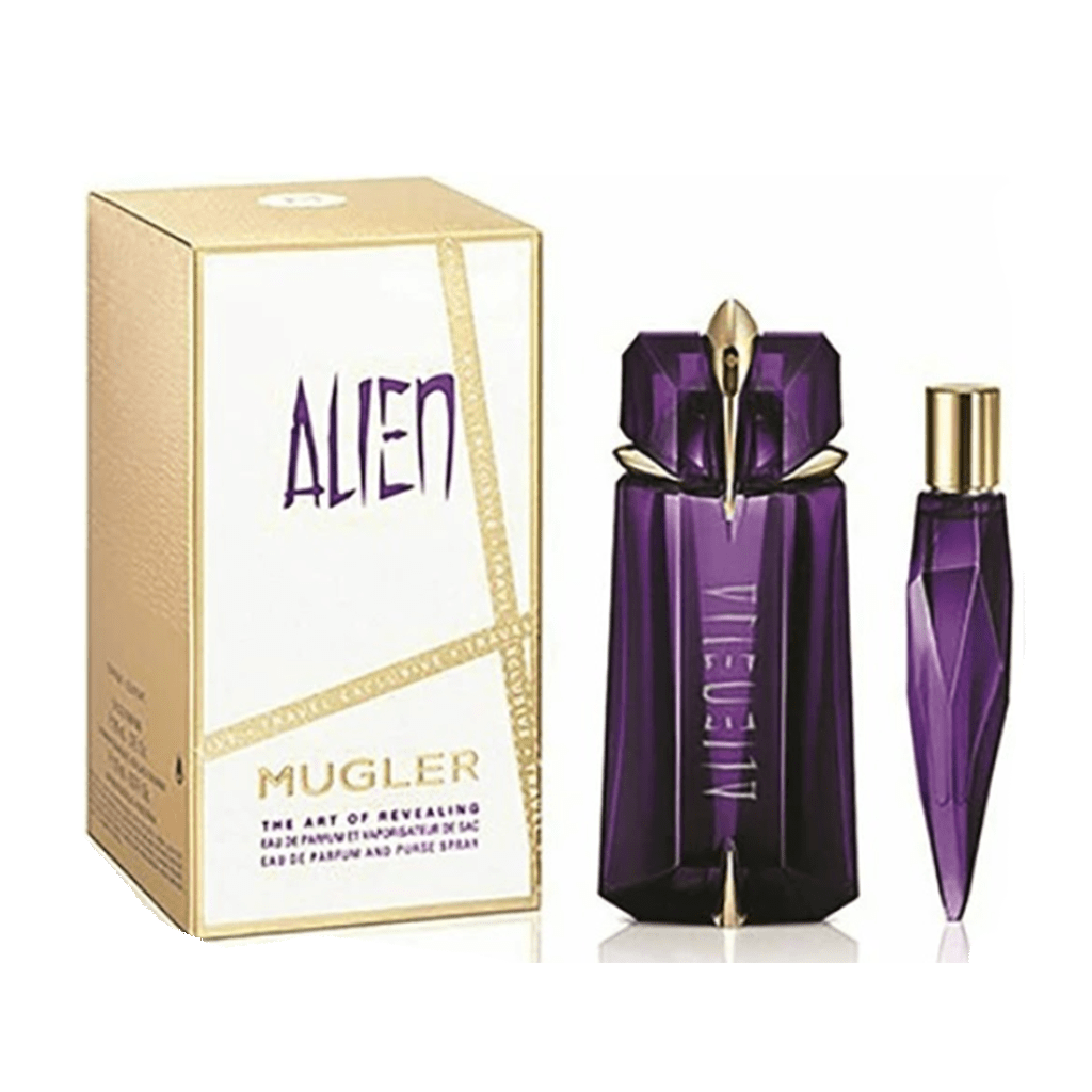 Thierry Mugler Women's Perfume Thierry Mugler Alien Eau de Parfum Refillable Women's Gift Set Spray (90ml) with 10ml EDP