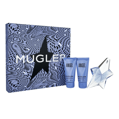 Thierry Mugler Women's Perfume Thierry Mugler Angel Women's Perfume Gift Set (25ml EDP + 50ml Shower Gel + 50ml Body Lotion)
