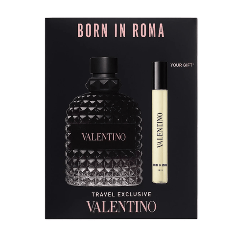 Valentino Men's Aftershave Valentino Uomo Born in Roma Men's Aftershave Gift Set (100ml EDT + 10ml EDT)