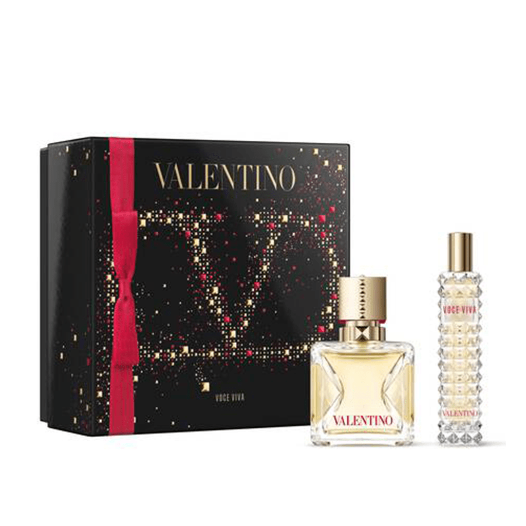 Valentino Women's Perfume Valentino Voce Viva Eau de Parfum Women's Perfume Gift Set Spray (50ml) with 15ml EDP