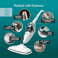 VonHaus Domestic Appliance VonHaus 2-in-1 Floor & Handheld Steam Cleaner - 2000292