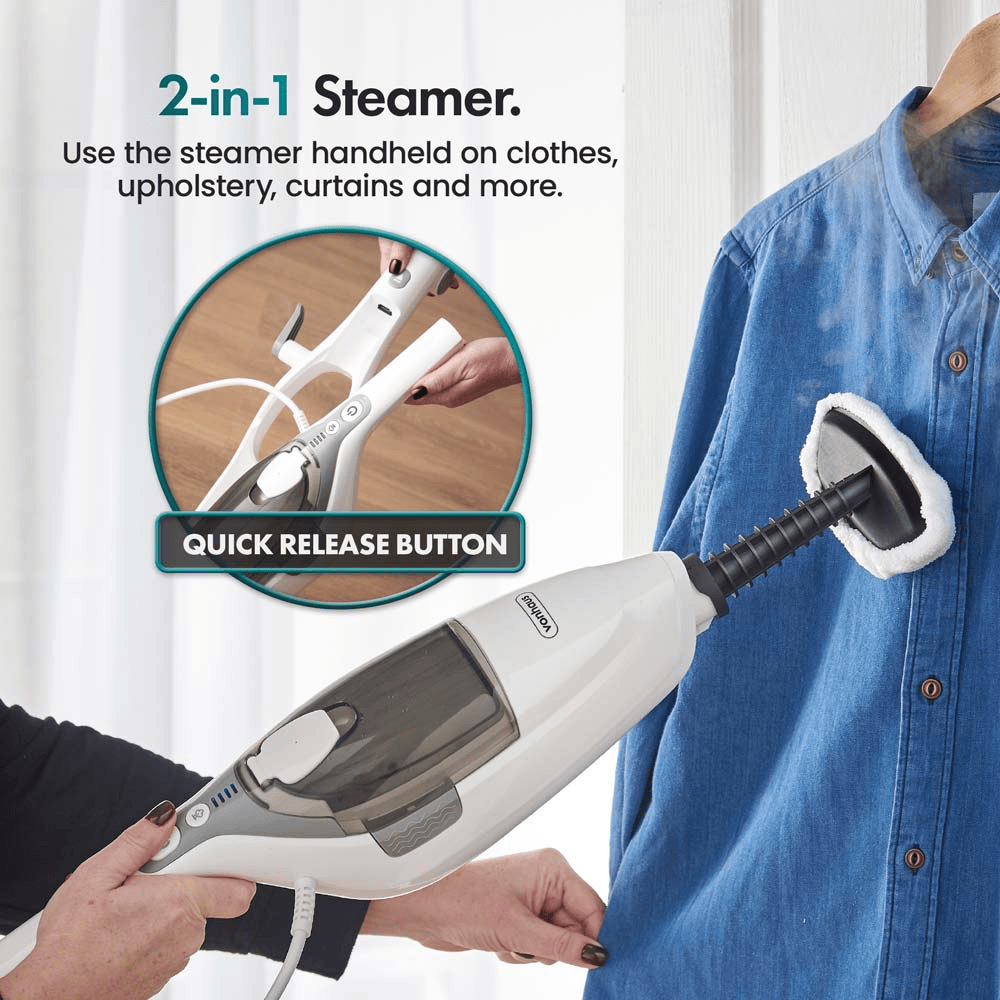 VonHaus Domestic Appliance VonHaus 2-in-1 Floor & Handheld Steam Cleaner - 2000292