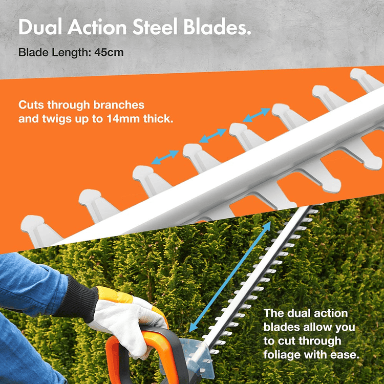 VonHaus Domestic Appliance VonHaus 20v Max Li-ion Cordless Hedge Trimmer - 2515067