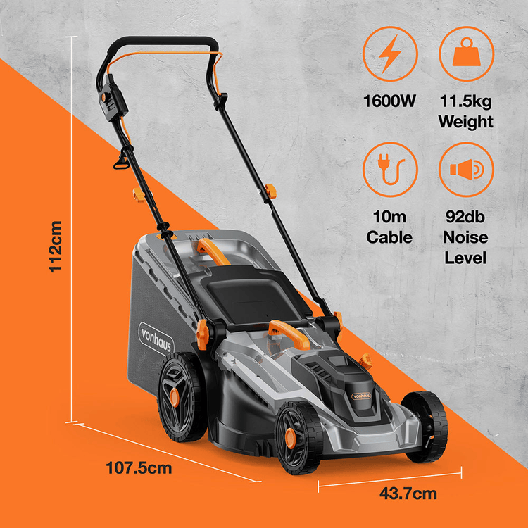 VonHaus Garden Electrical VonHaus 1600W Lawn mower - 2515382.1
