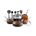 VonHaus Home Accessories VonHaus  - 11 Piece Cookware Set With Utensils - 1500089