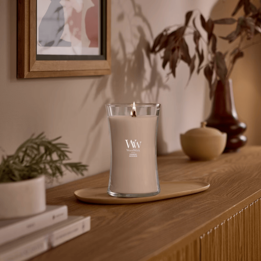 Woodwick Candle Woodwick Cashmere Large Hourglass Candle