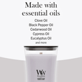 Woodwick Candle Woodwick Lavender & Cedar Large Hourglass Candle