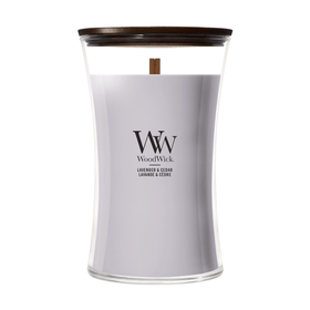 Woodwick Lavender & Cedar Large Hourglass Candle