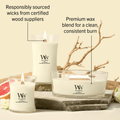 Woodwick Candle Woodwick Lush Pomelo Large Hourglass Candle