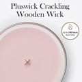 Woodwick Candle Woodwick Rose Blush Large Hourglass Candle