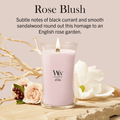 Woodwick Candle Woodwick Rose Blush Large Hourglass Candle