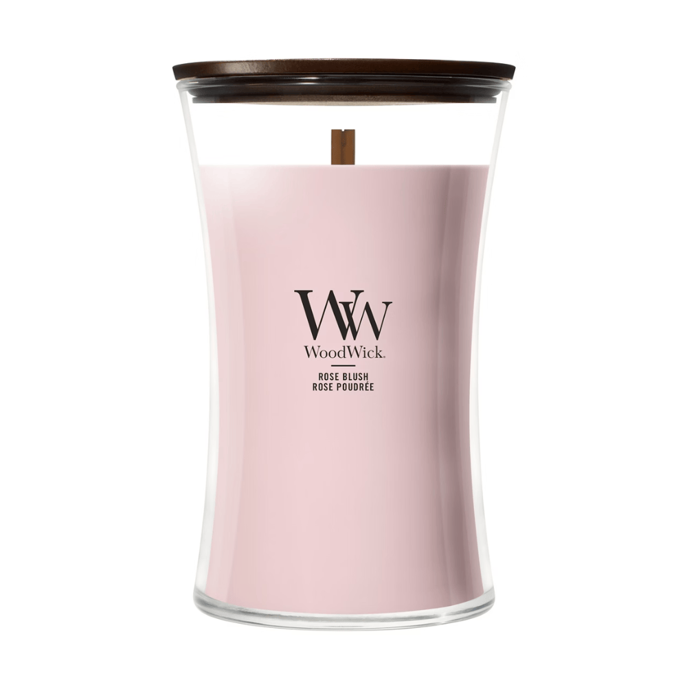 Woodwick Candle Woodwick Rose Blush Large Hourglass Candle
