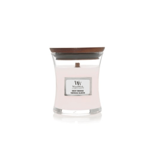 Woodwick Candle Woodwick Sheer Tuberose Mini Hourglass Candle