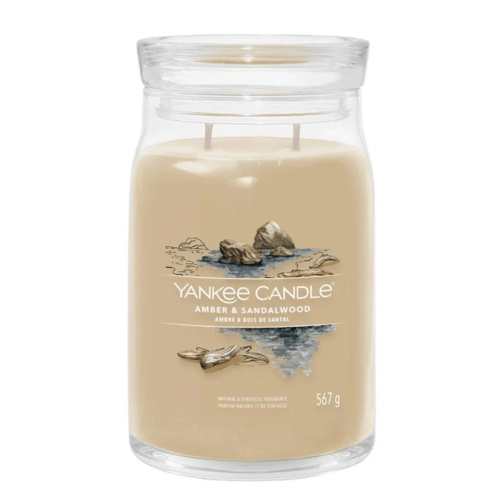 Yankee Candle Candle Yankee Candle Amber & Sandalwood Signature Large Jar Candle