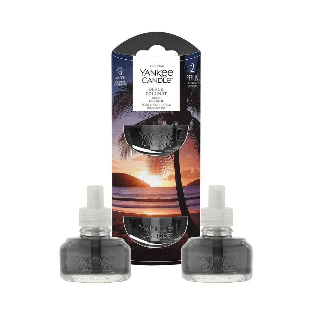 Yankee Candle Candle Yankee Candle Black Coconut Twin Pack Plug Refill