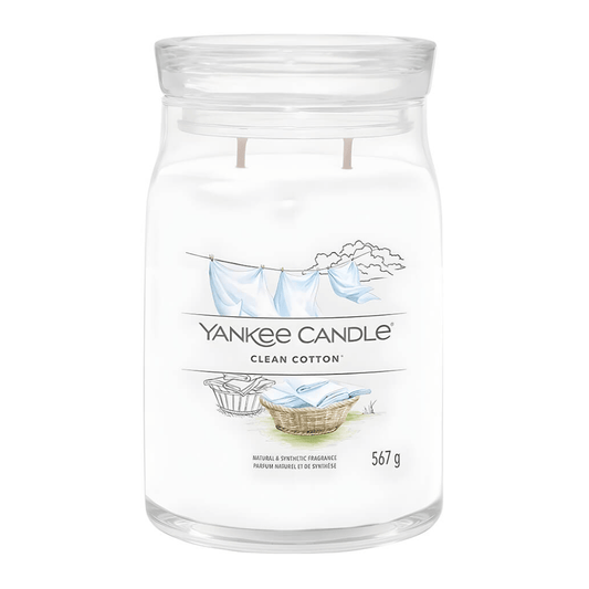 Yankee Candle Candle Yankee Candle Clean Cotton Signature Original Large Jar Candle