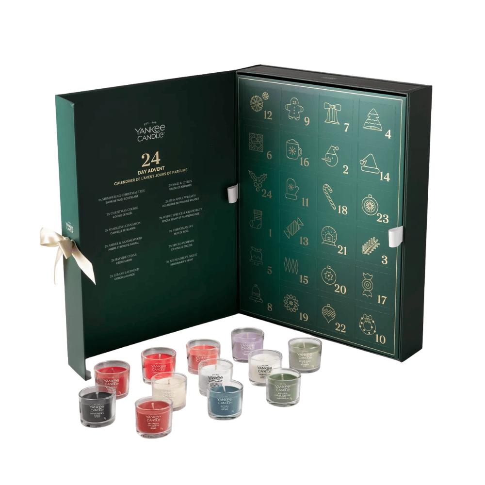 Yankee Candle Candle Yankee Candle Fragrance Lovers 24 Mini Votive Christmas Advent Calendar