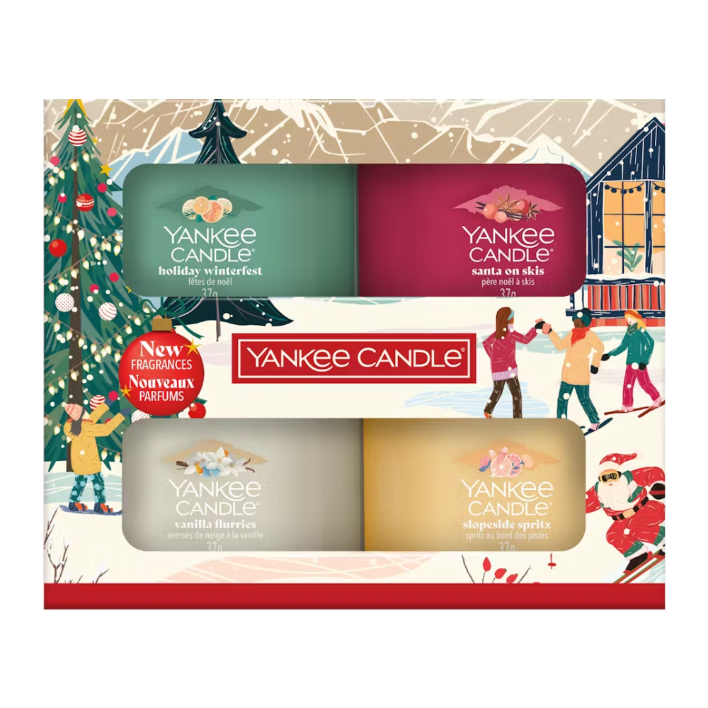 Yankee Candle Candle Yankee Candle Mini Filled Votive Gift Set AW25 (4 x 37g)