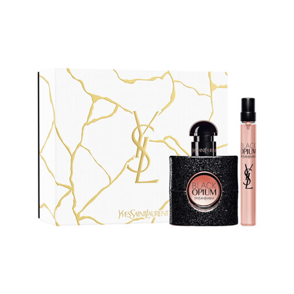 Yves Saint Laurent Women's Perfume YSL Black Opium Eau de Parfum Women's Gift Set Spray (30ml) + 10ml EDP