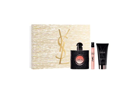 Yves Saint Laurent Women's Perfume YSL Black Opium Gift Set (50ml EDP + 50ml Body Lotion + 10ml EDP)
