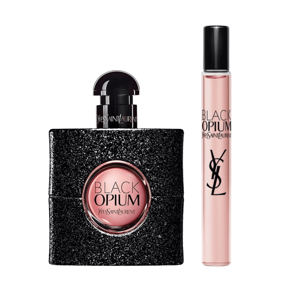 Yves Saint Laurent Women's Perfume YSL Black Opium Women's Perfume Gift Set (90ml EDP + 10ml EDP)