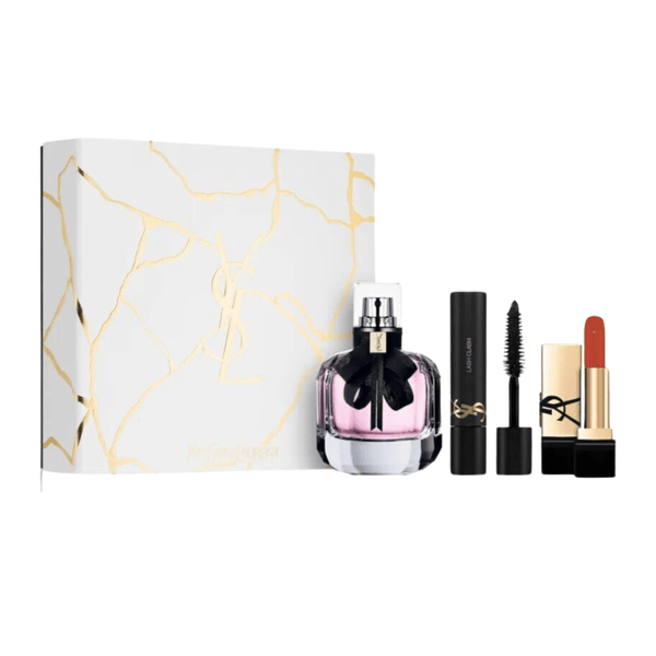 YSL Mon Paris Women s Gift Set 50ml with Mini Mascara and Mini Lipstick Perfume Direct