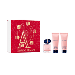 Armani Women's Perfume Armani My Way Eau De Parfum Gift Set Spray (50ml) with Body Lotion and Shower Gel