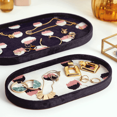 Beautify Beauty Accessories Beautify Jewellery Tray Set Of Two Sakura