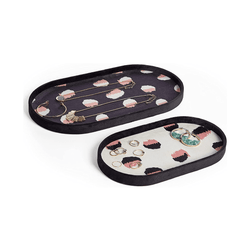 Beautify Beauty Accessories Beautify Jewellery Tray Set Of Two Sakura