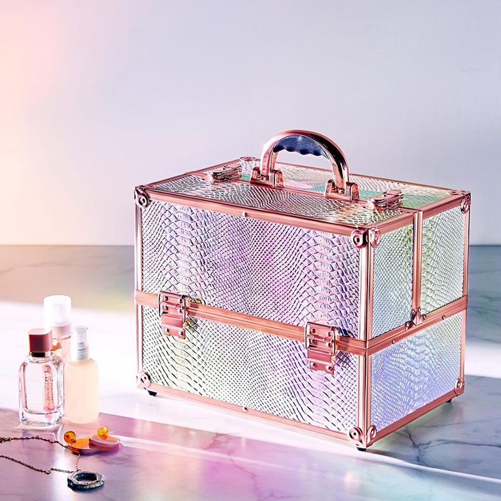 Beautify Large Holographic Makeup Case Perfume Direct