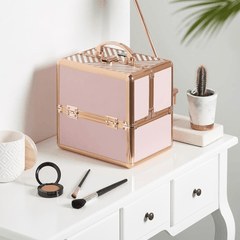 Beautify Beauty Accessories Beautify Small Blush Pink Makeup Case