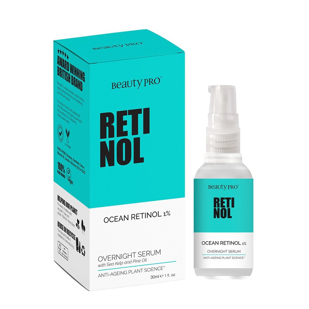 BeautyPro Skin Care Beauty Pro Sea Kelp & Pine Oil Retinol Overnight Serum with Ocean Retinol 30ml