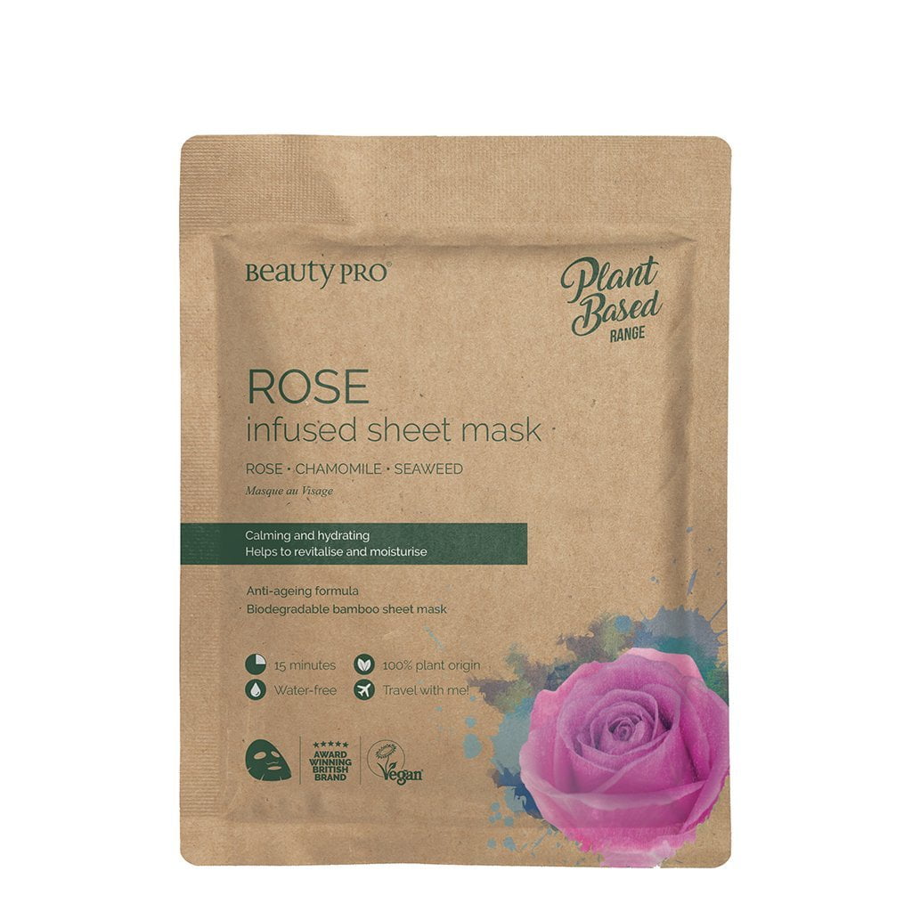 BeautyPro Skin Care BeautyPro Rose-infused Sheet Mask with Chamomile and Seaweed 22ml