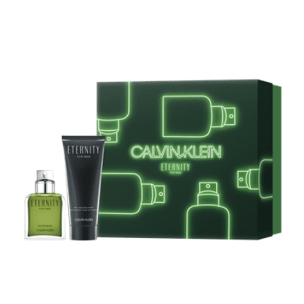 Calvin Klein Eternity Eau de Toilette Men s Aftershave Gift Set Spray 50ml with Body Wash