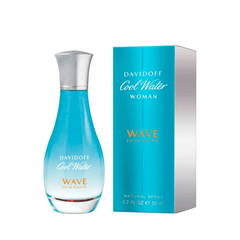 Davidoff Women's Perfume 50ml Davidoff Cool Water Wave Woman Eau de Toilette Women's Gift Set Spray (50ml, 100ml)