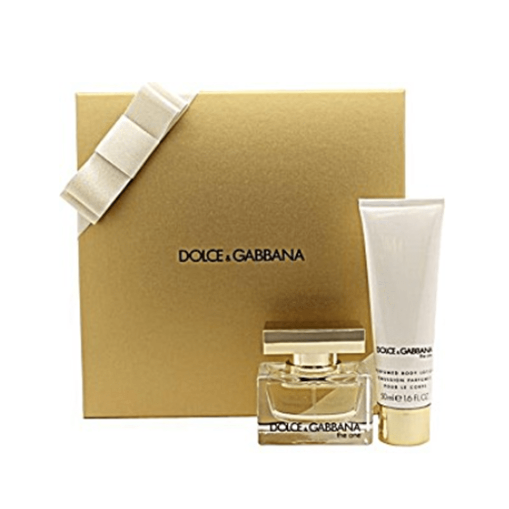 Dolce & Gabbana Women's Perfume Dolce & Gabbana The One Eau de Parfum Women's Perfume Gift Set Spray (50ml) with 100ml Body Lotion