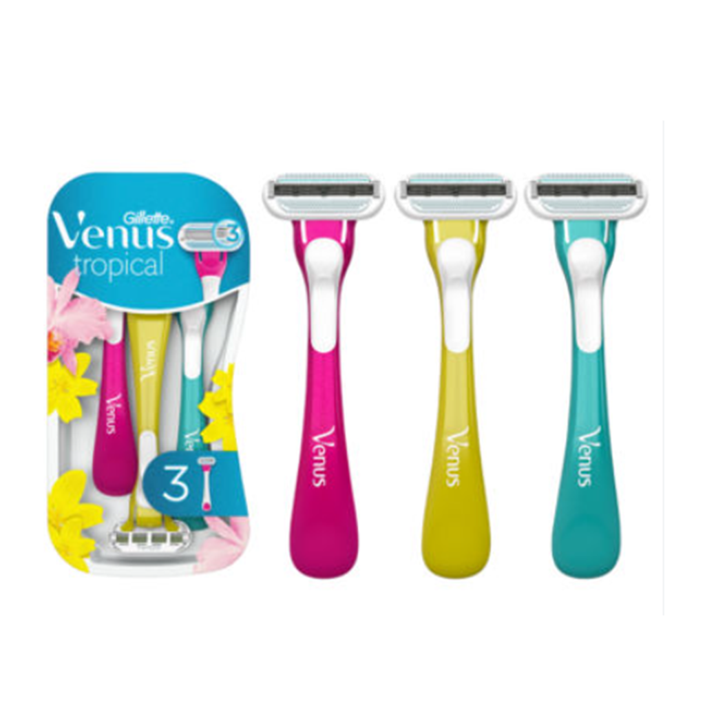 Gillette Shaving & Grooming Gillette Venus Disposable Tropical Razors (3 Pack)