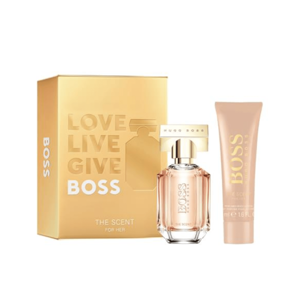 Hugo Boss Women's Perfume Hugo Boss The Scent For Her Eau de Parfum Women's Gift Set Spray (30ml) with Body Lotion