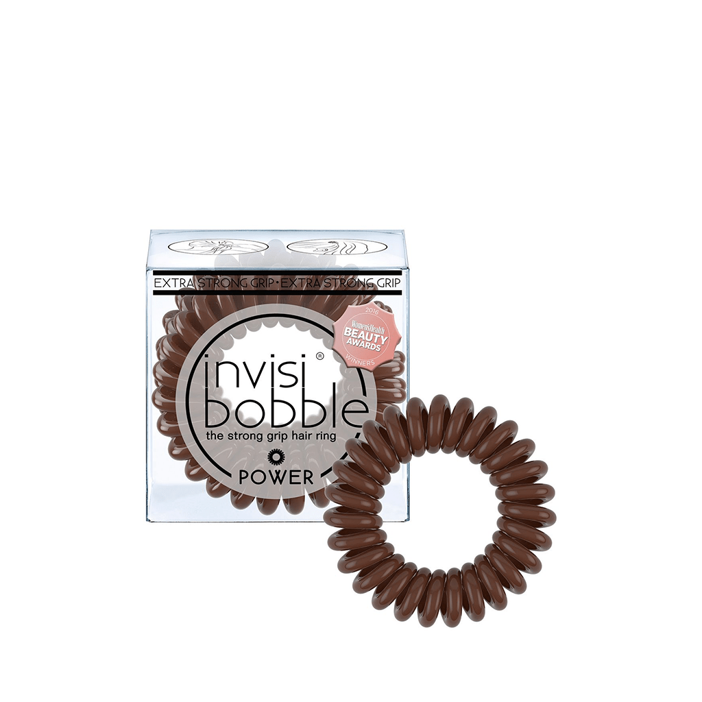 Invisibobble Hair Accessories Invisibobble Power The Strong Grip Hair Ring Petzel Brown (3 Pack)