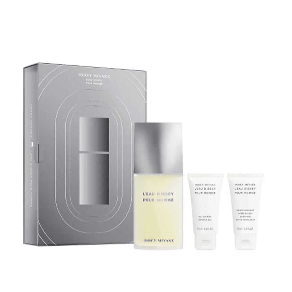 Issey Miyake Men's Aftershave Issey Miyake L'Eau d'Issey Pour Homme Eau de Toilette Gift Set (125ml) with Shower Gel and After Shave Balm